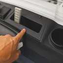 Golf Cart Dashboard Tray for Evolution D5 Maverick & Ranger  Injection-Molded Glass Fiber Reinforced, Matte Leather Finish, 3D-Scanned Custom Fit