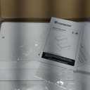 Forbena Wood Toddler Step Stool for Bathroom Sink, White Kids Toilet Step Stool for Potty Training, Small Child Baby Girl Boy 2 Stepping Stool with Handle for Kitchen Counter Nursery Bedroom Closet