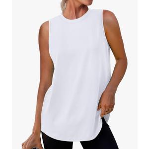 Women's Workout Tops Sleeveless Athletic Tops Running Tank Tops for Sports Exercise Size S