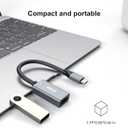 3 x BENFEI USB C to HDMI Adapter 4K@60Hz Thunderbolt 3 to HDMI Adapter for MacBook Pro 2019/2018/2017, MacBook Air/iPad Pro 2018, Samsung Galaxy S10/S9[Aluminum Alloy Shell & Nylon Cable]