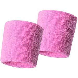 HANERDUN Wrist Sweatbands Thick Terry Cloth Wristbands for Men and Women Athletic Sweat Bands for Sports Tennis Gym Basketball