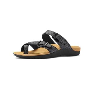 mysoft Women's Slide Sandals Adjustable Orthopedic Flip Flops Arch Support Comfortable Walking Summer Shoes US 10