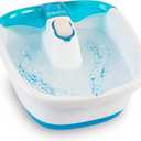 Homedics Bubble Mate Foot Spa, Toe Touch Controlled Foot Bath with Invigorating Bubbles and Splash Proof, Raised Massage nodes and Removable Pumice Stone