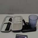 Electric Toothbrush with Water Flosser  3 Sonic Toothbrush Modes & 5 Water Flossing Pressure  Fast Charging & IPX7 Waterproof  Portable Travel Case Included, Black