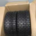 13x5.00-6 Tire and Inner Tube Set, TR-13 Straight Valve Stem, Replacement Riding Mower Front Wheel Assembly, 2 Pack
