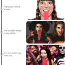 FAVOMOTO 3PCS Halloween Fake Tongue, Horrific Long Tongue Prop Realistic Tricks Accessories Prank Scary Costumes for Carnival Halloween Party Decoration