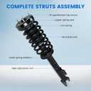 Front Struts Shock Absorber for 2005-2010 Chrysler 300, 2006-2010 Dodge Charger, 2005-2008 Dodge Magnum Strut w/Coil Springs Assembly RWD Replace 172248 11260 182248