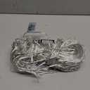 WATERGLIDE Outdoor Halloween Net Lights, 12FT x 5FT 360 LED Fairy String Light with 8 Lighting Modes, Connectable Light Safe Adaptor for Garden Tree, Bushes, Holiday Wedding Party Decorations, Orange