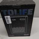 ToLife Dehumidifier for Home, 1000 sq.ft Dehumidifiers for Basement Bedroom Bathroom with 95 OZ Water Tank, Auto Shut Off 7 Colors LED Light, Black