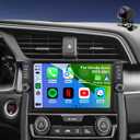 64G Upgrade Car Radio for Honda Civic 2016 2017 2018 2019 2020 2021, 9" Touchscreen Replacement Stereo Accessories, Wireless CarPlay Android Auto 5GWiFi GPS Navigation Plug and Play Camera DSP BT SWC
