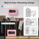 Small Mini Fire Safe Box for Home, 0.3 Cubic Feet Medication Lock Box, Security Money Safes with Digital Keypad, Spare Keys, Personal Safes for Money, Jewelry, ID Documents