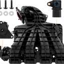 Engine Intake Manifold with Runner Control Valve and Air Pressure Sensor Compatible with 2009-2017 Dodge Jeep Chrysler-Avenger Caliber Journey Compass Patriot 1.8L 2.0L 2.4L Replace#4884495AK