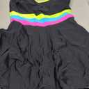 popvil Women One Piece Swimsuit 2026 Tummy Control Bathing Suit Neon Modest Swim Dress with Skirt Full Coverage (X-Large)
