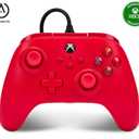 PowerA Wired Controller for Xbox Series X|S - Red, gamepad, video game/gaming controller, works with Xbox One, Officially Licensed