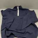 ANRABESS Womens Quarter Zip Sweaters Fall Long Sleeve V Neck Shirts Collared Business Casual Tops Knit Pullover Sweatshirts (X-Large)