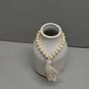 JOHOUSE White Ceramic Vase, Small Flower Vase for Pampas Grass, Home, Living Room, Dining Table, Farmhouse, Office Decor, Bedroom, Table, Kitchen Shelf, Minimalist Modern Home Decoration