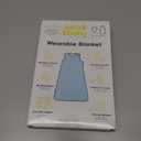 0.5 TOG Rayon from Bamboo Sleep Sack, 2-Way Zipper Dual Layers Baby Wearable Blanket for Infant/Toddler, Shower Gift (Pastel Blue)