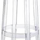 Modway Casper Modern Acrylic Counter Bar Stool in Clear - Fully Assembled