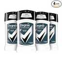 Degree Men UltraClear Antiperspirant Deodorant Black + White 72-Hour Sweat & Odor Protection Antiperspirant For Men With MotionSense Technology 2.7 Ounce (Pack of 4)
