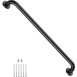 ZUEXT 32 Inch Matte Black Stainless Steel Bathroom Shower Grab Bar