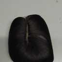 ELEVAVE Hair Toppers for Women Real Human Hair, 360° 3D Cover Wispy Bangs Hair Pieces for Women (Side-Dark Brown, 2 Clips)