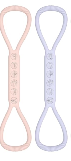 2025 Upgraded Figure 8 Resistance Band for Physical Therapy, Shoulder Back Arm Exercise Bands, 3 Resistance Levels for 15 25, 35lb for Kids, Adult Elderly