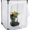 36" Large Monarch Butterfly Habitat Cage, Outdoor Insect Mesh Cage Terrarium 24" x 24" x 36"