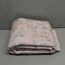 MUJOO Boho Area Rug 3'x5' Machine Washable, Pink Small Non Slip Area Rugs for Entryway Bedroom Bedside Kitchen Hallway Living Room Laundry Room Indoor Mat Soft Low-Pile Floral.