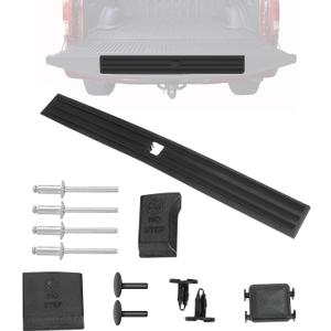 KARPAL Tailgate Molding Trim Compatible with Ford F150 2015-2020, Flexible Flex Step Cap Top Trim Protector Cover w/Release Button, Replaces FL3Z9940602B FO1904135