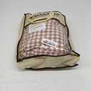 Taupe White Plaid Ruffle Sheets Full Size 4-Piece Set, 300TC 100% Yarn Dyed Cotton Sheets Deep Pocket Farmhouse Gingham Decorative Bedding (Taupe/White Plaid, Full)  