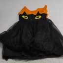 Magic Park 12M-9Y Toddler Girl Holiday Tulle Dress Girls Long Sleeve Tutu Dresses Kids Casual Outfits Winter Clothes (3-4T, Orange-b1)