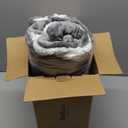 Bedsure GentleSoft Sherpa Fleece Twin Blanket for Couch, Non-Heated, Thick and Warm Throw for Women and Men, Soft Fuzzy Plush Blanket for Winter, Grey, 60x80 Inches