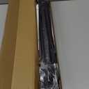 ALLZONE Shower Curtain Rod Spring Tension, 28-42 Inch Heavy Duty Tension Rod No Drilling, Anti-Slip Shower Rod Tension, Adjustable Tension Curtain Rod for Window/ Bathroom/ Closet, Black