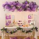 JUSTOYOU 2 Pack (15.8FT) Fake Rose Garland, Artificial Roses Vines Flower Garland Hanging Floral Vine Wedding Home Backdrop Party Arch Arrangement Decoration