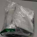 5 Pack Moving Bags, Wreath Storage Bag, Garland Container, Clear Storage Bags with Handles and Zippers Moving Bag for College Carrying, Bedding, Toys Organizer, Under the Bed Storage (Gray), 26" L X 26" H X 8.7" D - 25 Gallon volume