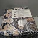 RUUGME Washable 9x12 Area Rugs - Large Rugs for Living Room Stain Resistant Carpet Vintage Rugs for Bedroom with Non Slip Backing Home Decor Floor Decoration Mat (9x12 Black)