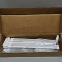 Desk Lamp with Clamp, with 5V 2A Adapter, LED Desk Lamp with Dual Head, 50 Light Modes, Computer Monitor Flexible Gooseneck Lamp, Eye Protection Desk Lamps for Study, Office, Crafts, Draw(White)