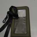 Pelican 2 Pack Marine - IP68 Waterproof Phone Pouch (Regular Size) Floating Waterproof Phone Case - Beach Cruise Ship Travel Essentials - Works with All Phones - Detachable Lanyard - OD Green