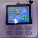 Kids Instant Digital Cameras for Boys and Girls, 1080P HD Dual-Lens Selfie Digital Camera with Print Paper & 32G Card, Christmas Birthday Gifts Toys for Toddler and Teenagers Age 3-16 Years Old (Purple)