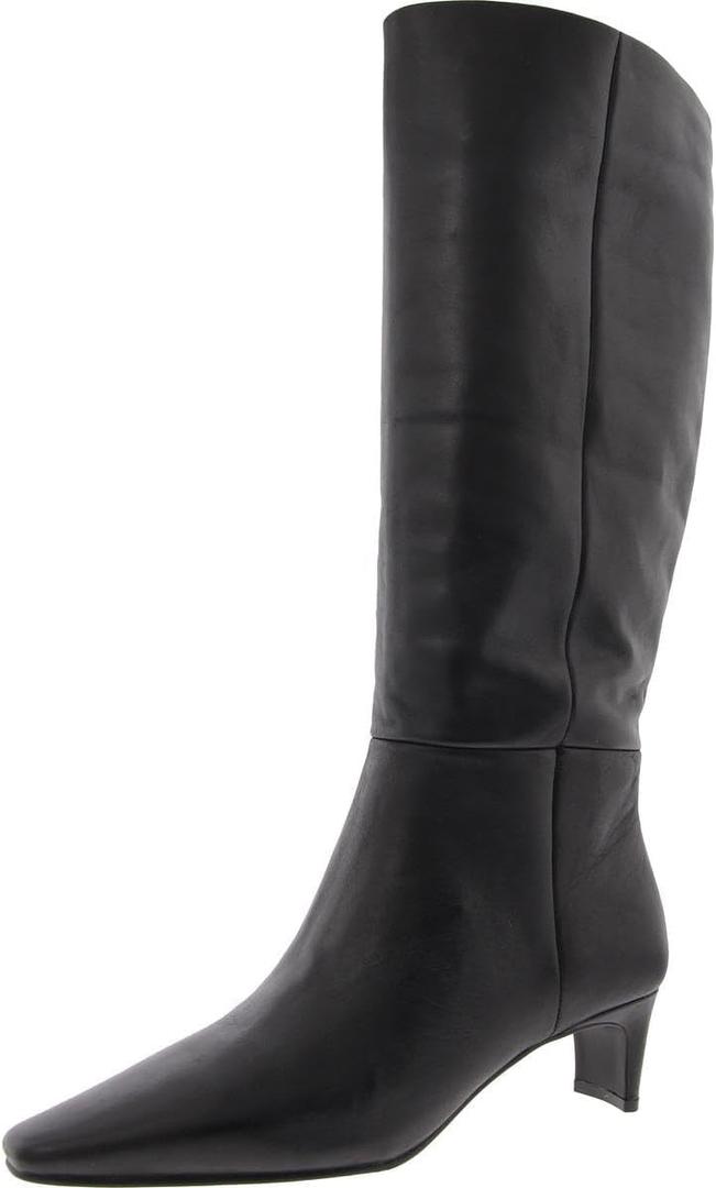 Steve Madden womens Dagne (9.5, Black Leather)