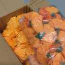 Marigold Garland for Decoration Artificial Marigold Flowers Butterfly for Day of The Dead Decorations Dia De Los Muertos Indian Diwali Altar Halloween Home Indoor Decor (45, Orange)