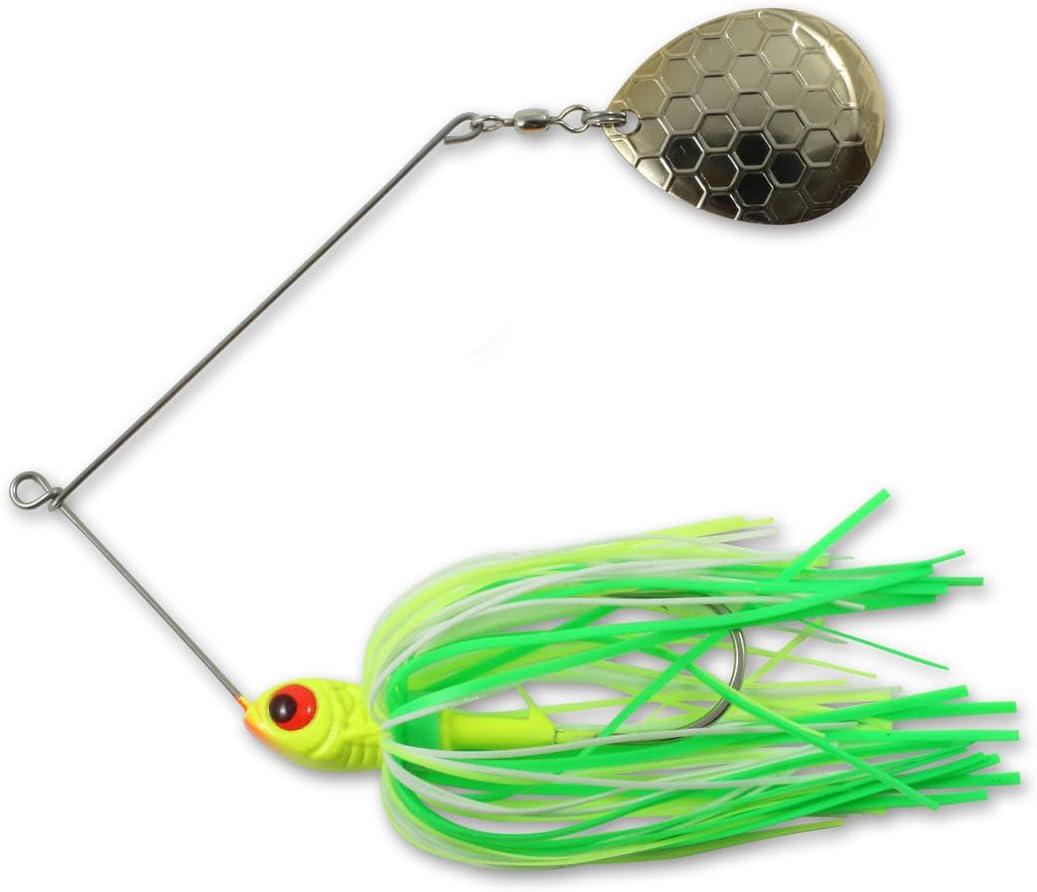 Northland Fishing Tackle Reed Runner Single Spin - Premium Spinner Baits for Freshwater - Assorted Lures for Bass, Pike, and Musky in 15 Colors & 3 Sizes (1/4 Oz, Sunfish)