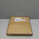 Round Side Table, Small Drink Table for Small Spaces, Adjustable-Height Pedestal Martini Table, Weighted Base Cocktail Stand for Living Room, Bedroom, Bathroom, Nursery, Office, White