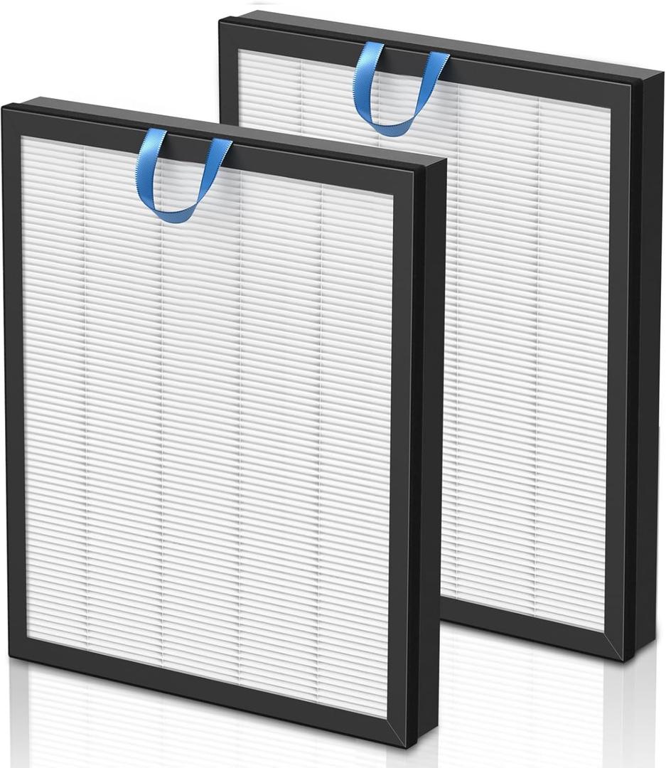 Vital 200S Replacement Filter for LEVOIT Vital 200S Vital 200S-P Air Purifier, HEPA and High-Efficiency Activated Carbon Filter, Vital 200S-RF, LRF-V201-WUS, 2 Pack, White