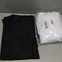 Dalavch 5 Pack Mens Compression Shirts Short Sleeve Cool Dry Sports Athletic Workout Base Layer Undershirt T-Shirt Tops (X-Large, 2 Black 2 White 1 Blue)