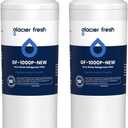 GLACIER FRESH Water Filter LT1000PC Replacement for Refrigerator, Compatible with LT1000PC/PCS, LT1000PC, LT-1000PC, MDJ64844601, ADQ747935 ADQ74793504 Water Filter (2 Pack)