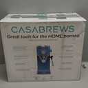 CASABREWS CM5418 Espresso Machine 20 Bar, Stainless Steel Espresso Maker with Milk Frother Steam Wand, Professional Coffee Machine with 34oz Removable Water Tank, Gift for Him, Gift for Friend, Blue