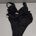 SUUKSESS Women Sexy One Piece Tummy Control Swimsuit Cutout Backless Bathing Suit, M