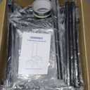 2 Step Stool with Handle, Heavy Duty Step Stool for Elderly and Adults, Adjustable Handrail with Non-Slip Platform, Bedside Steps for High Beds, Kitchen and Bathroom