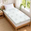 SheRest Cooling Gel Memory Foam Mattress Topper 2 Inch Twin Size